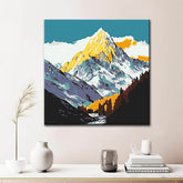 Painting by Numbers Mountain Range